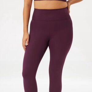 Girlfriend Collective | Plum Compressive High-Rise 7/8 Legging Medium